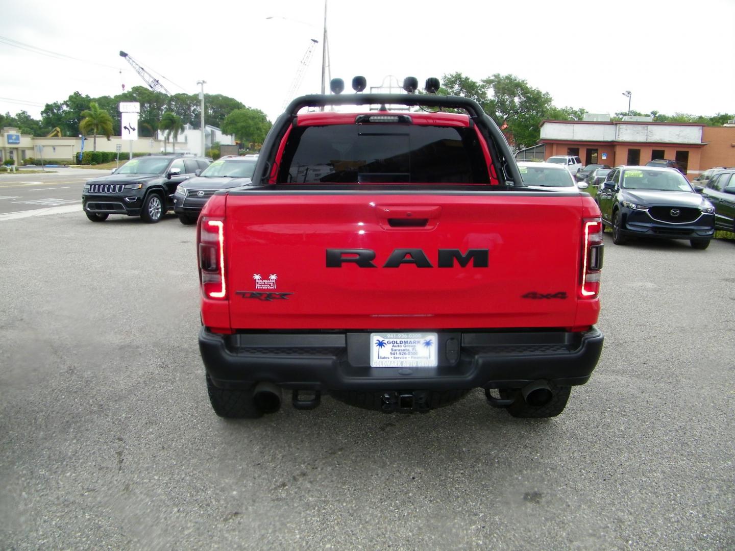 2022 Red /Black RAM 1500 TRX TRX Crew Cab SB 4WD (1C6SRFU90NN) with an 6.2L V8 OHV 16V engine, 8A transmission, located at 4000 Bee Ridge Road, Sarasota, FL, 34233, (941) 926-0300, 27.298664, -82.489151 - Photo#4